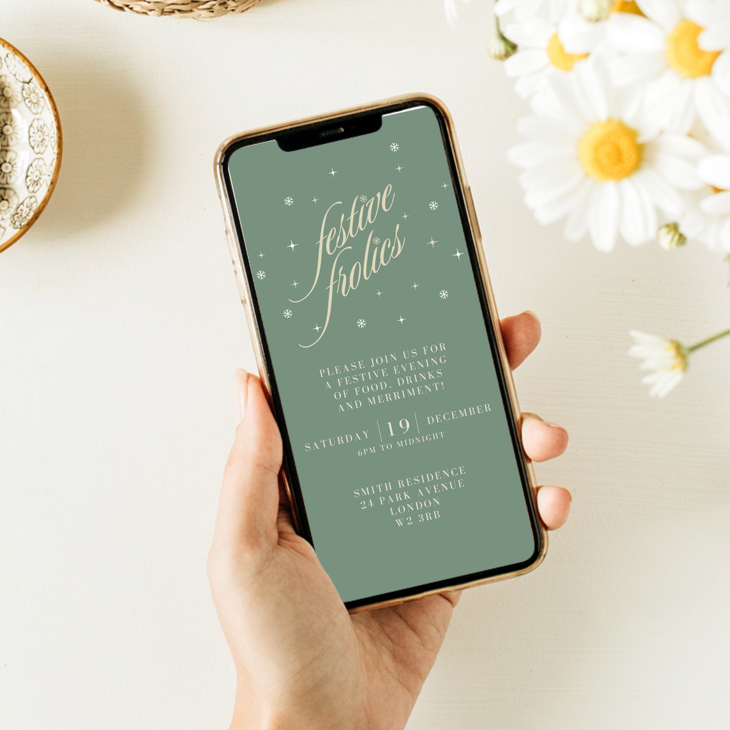 Digital Holiday Party Invitation