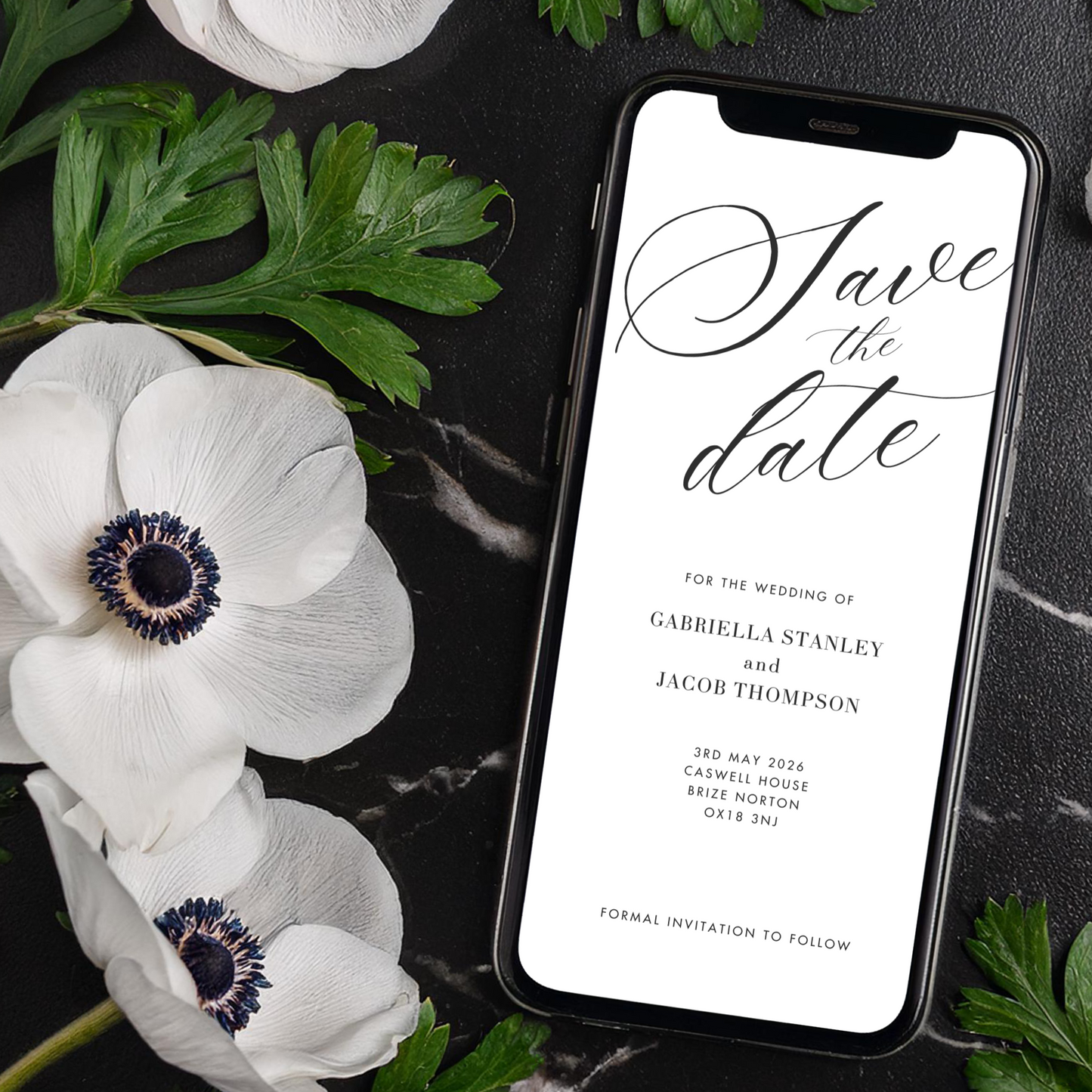 Digital Save the Date Card